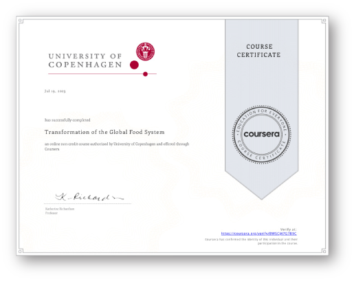 Microcredential certificate